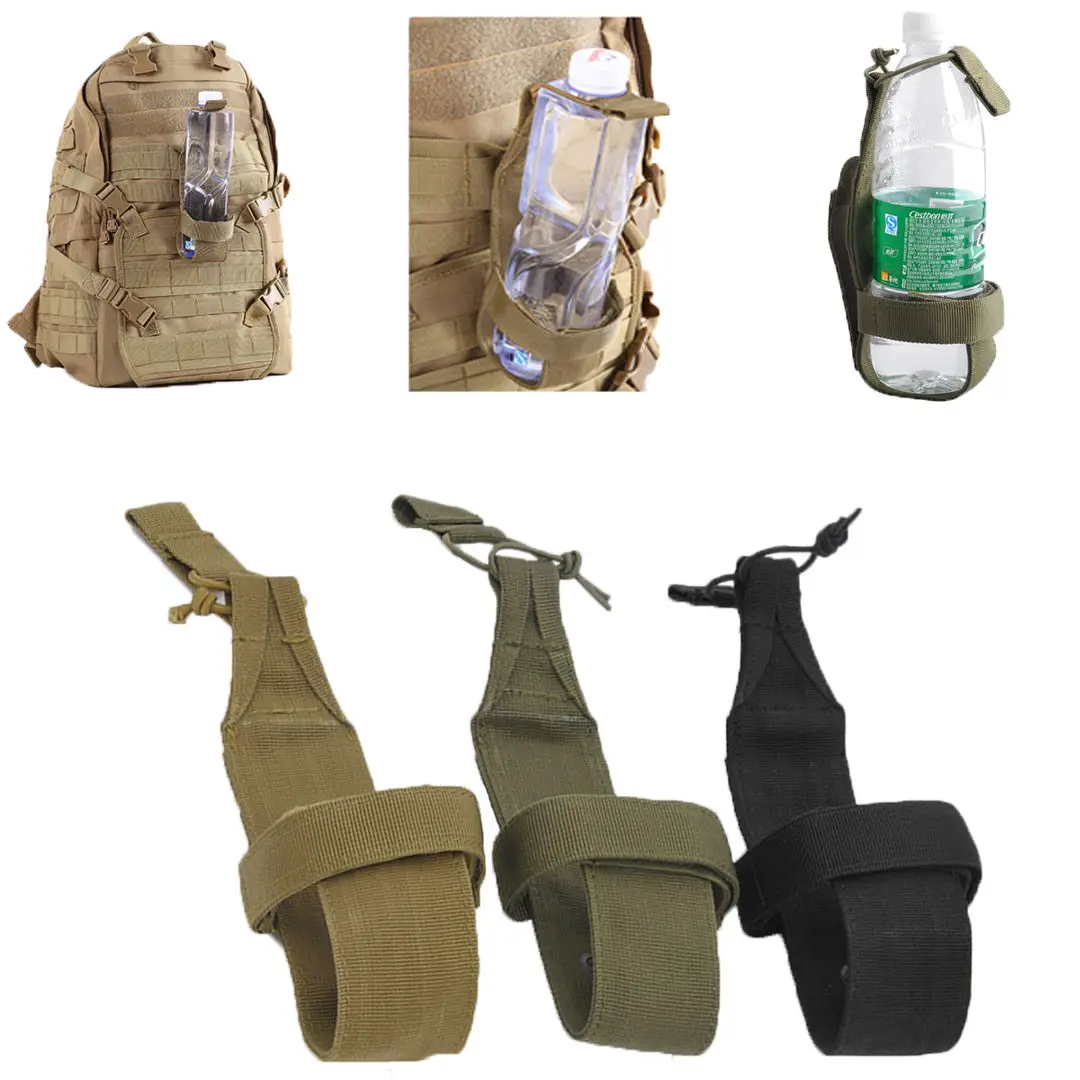 

1 PC Durable Nylon Water Bottle Carrier Waist Belt Holder Pouch For Outdoor Sport Running Hiking 21 X 7 X 5cm