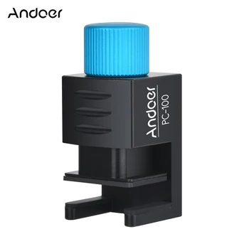 

Andoer PC-100 Adjustable Metal Mini Cell Phone Clamp Tripod Adapter Phone Holder for iPhone Samsung Huawei Xiaomi High Quality