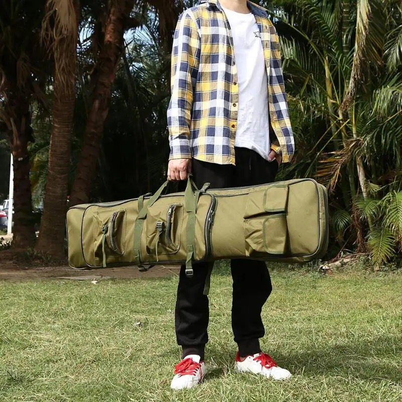 

Fishing Backpack Portable Multifunction Nylon Waterproof Outdoor Fishing Rod Bag Case Fish Tackle Storage Case Bag Pesca Tools