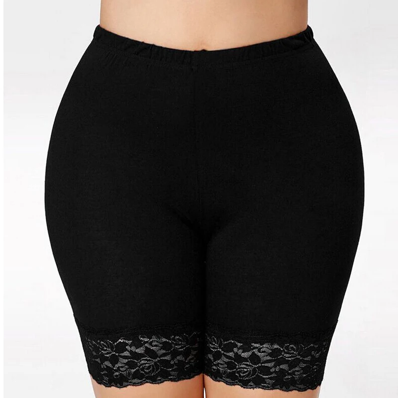 

Women Super Soft Spandex Elastic Stretch Lace Pants Sport Knickers Plus Size