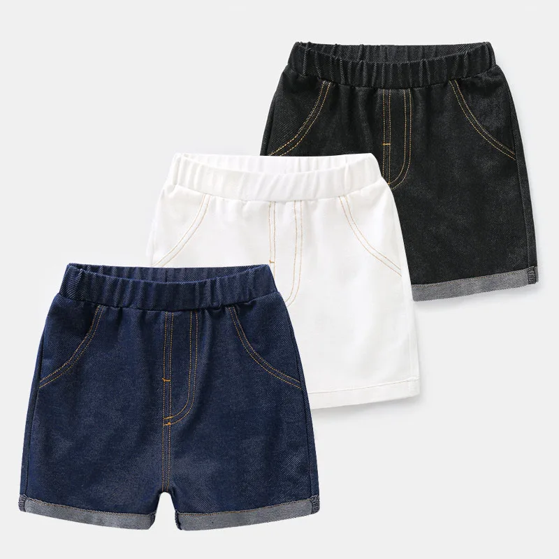 2 7 Years Baby Summer Clothes Kids Denim Shorts For Boy
