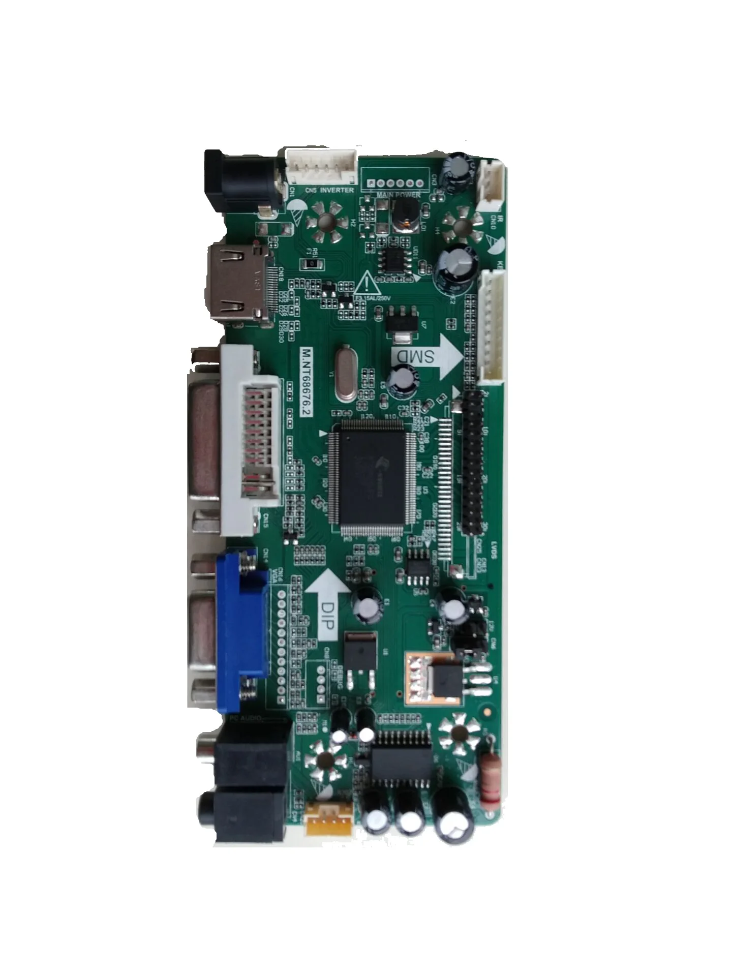  LED HDMI DVI VGA LCD DIY Aduio controller driver board for 15.6