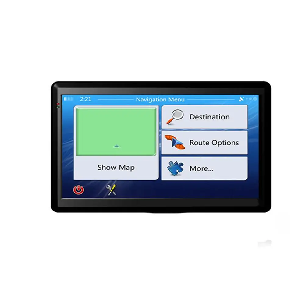 

7 Inch TFT High Resolution Car GPS Navigation Touch Screen SD Slot Stereo FM Transmitter Car Navigation GPS Receiver