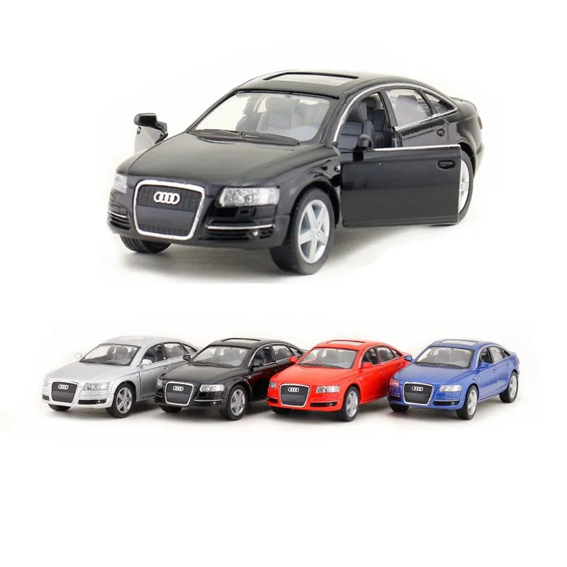 

KINSMART DieCast Metal Model/1:38 Scale/Audi A6 toy/Pull Back Car/Gift For Children/Educational Collection/Doors Openable