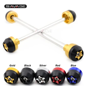 

Front Rear Axle Fork Crash Sliders For Kawasaki Z1000 2003-2009 04 05 06 07 08 Motorcycle Accessories Wheel Protector Cnc Pom
