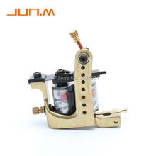 Handmade copper Tattoo Machine 12 coils beautifully carved shader and Liner tattoo gun Free Shipping Handmade copper Tattoo Machine 12 coils beautifully carved shader and Liner tattoo gun Free Shipping