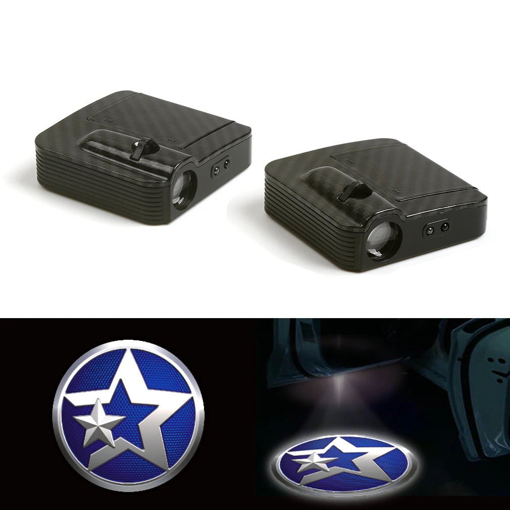 

Car Door Wireless LED Laser Projector Shadow Light Fit For Star 12V
