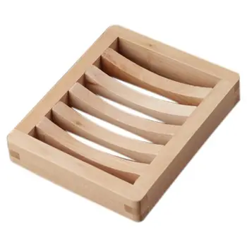 

Hot Wood Color Soap Box Wooden Soap Holder Waterproof