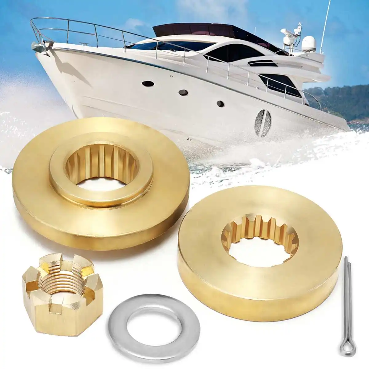 Buy 5Pcs For Yamaha 60 100HP Boat Propeller Hardware