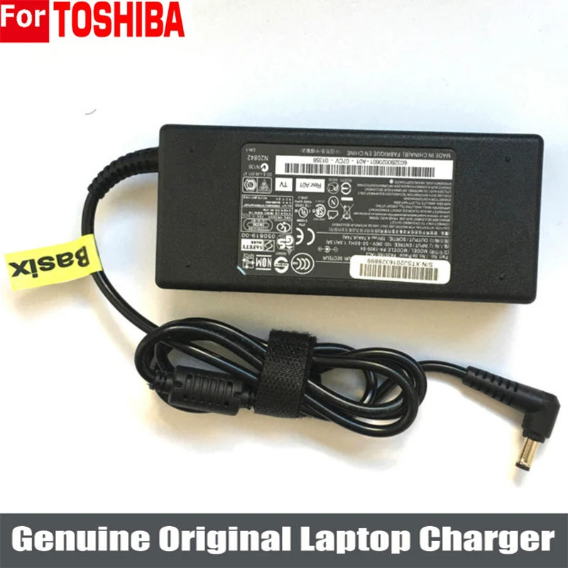 

19V 4.74A 90W Genuine Laptop Adapter Charger Supply for Toshiba Satellite A215 A205 C655D L455 C645 PA3714U-1ACA