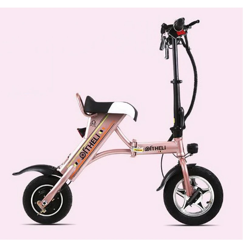 Clearance 261012/Folding electric bicycle / mini battery car / male on behalf of the drive lithium single double adult step scooter 4