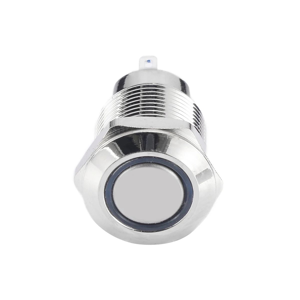 

1pc Waterproof Stainless Steel Silver 2A 36V Push Button Switch 12mm Portable 4 Pin Led Light Metal Momentary Switch Mayitr