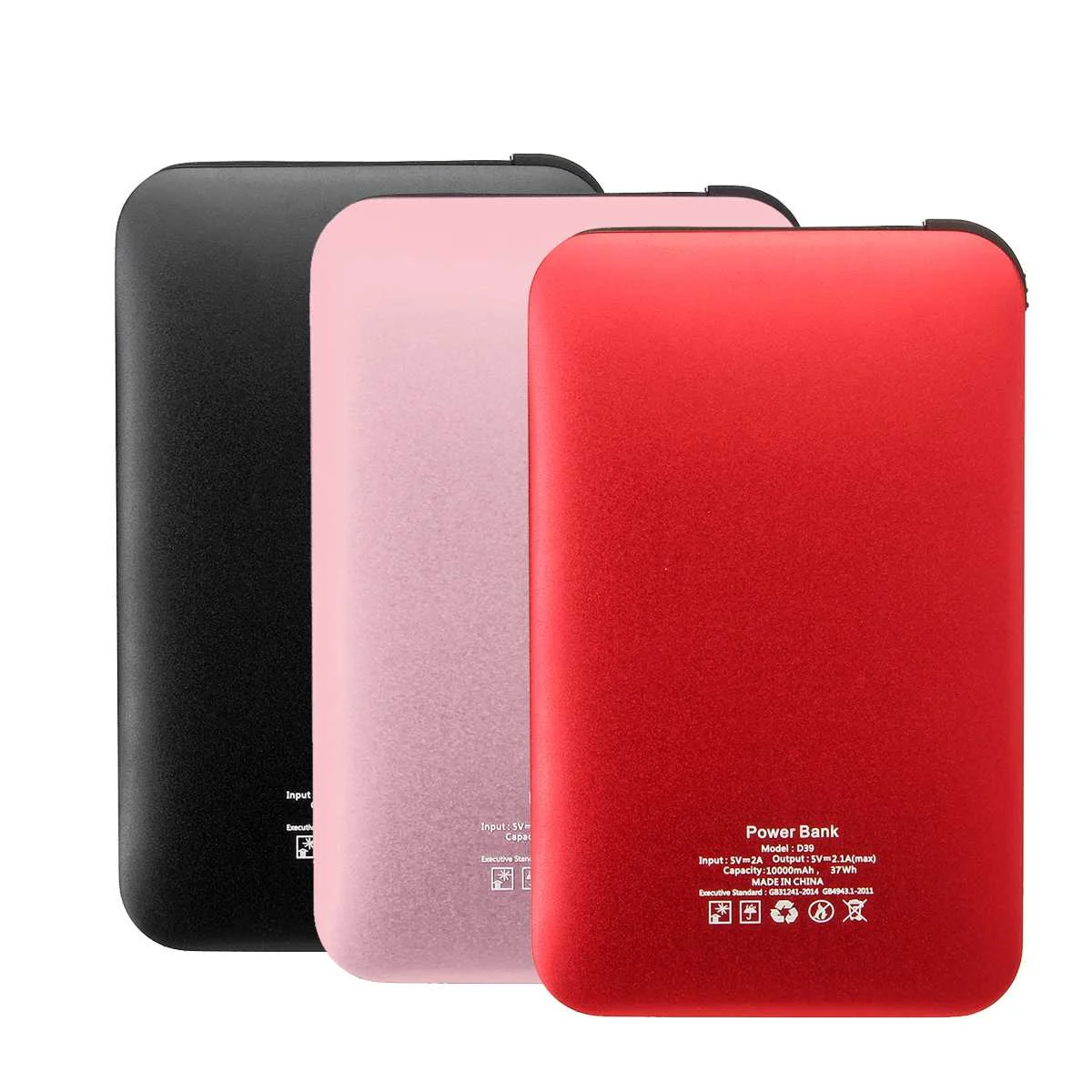 

Qi Wireless 10000mAh Wireless Charger Mini Power Bank Portable Battery Charger for iPhone Android