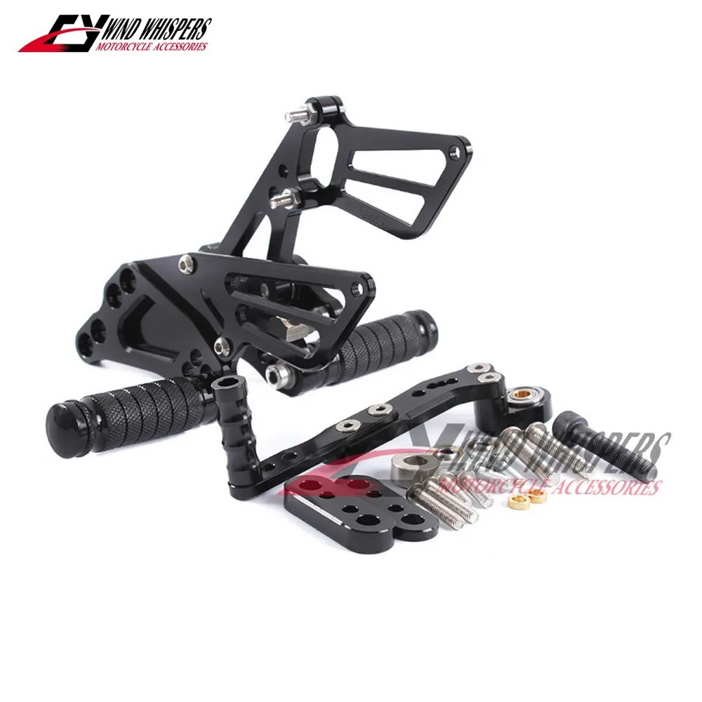 

Motorcycle CNC Adjustable Rearset Footpeg Foot Pegs Rear Sets For Suzuki GSXR600 GSXR750 2011-2016 L0-L6 GSXR 600 750 GSX-R