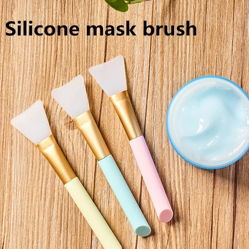 

AMSIC 3pcs Silicone Facial Face Mask Mud Mixing Skin Care Beauty Makeup Brushes