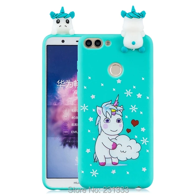 Мягкий чехол из ТПУ C ku с 3D рисунком для Huawei MATE 10 20 P8 LITE 2017 P10 P20 PRO P30 Y5 2018 Y7 2019 кожи