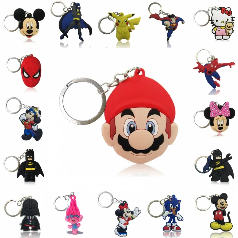 

1pcs Avenger Cool Superhero Pendant Keychain Organize Key Holder Desk Accessories&Organizer Bag Key Chain Decor Kids Gift
