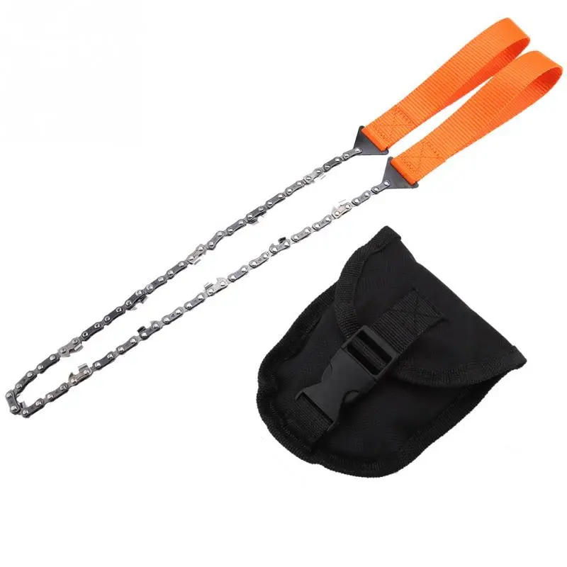 Portable Camping Hiking Emergency Survival Hand Tool Gear Pocket Chain Saw 