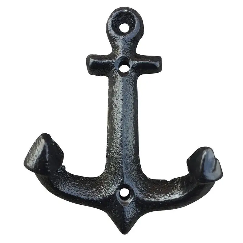 Metal Anchor Style Hooks Wall Door Mounted Clothes Towel Hat Key Hanger andcrafted classic antique cast iron | Дом и сад