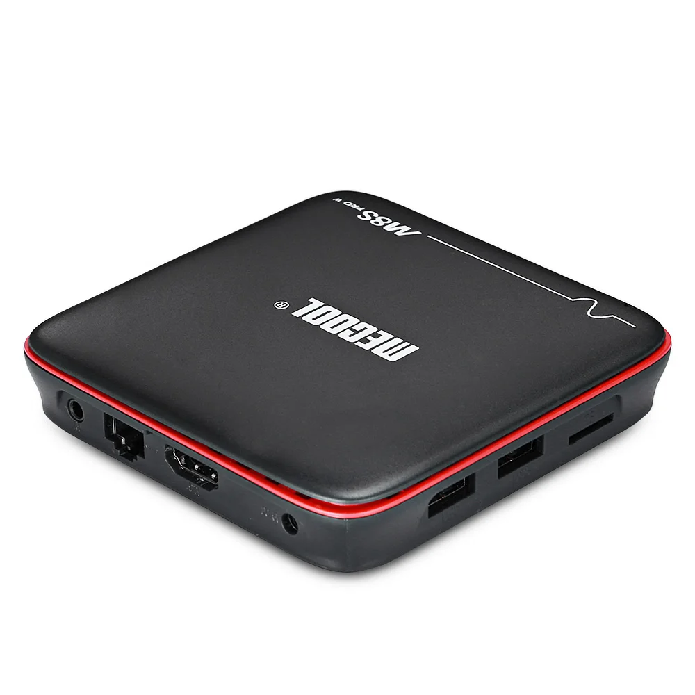 Mecool M8S PRO W Smart Android ТВ Box Android 7,1 2,4G, Wi-Fi, 4 K, 2 Гб оперативной памяти, 16 Гб встроенной памяти, с поддержкой голосовой Управление Amlogic S905W набор CPU компьютерной приставки к телевизору