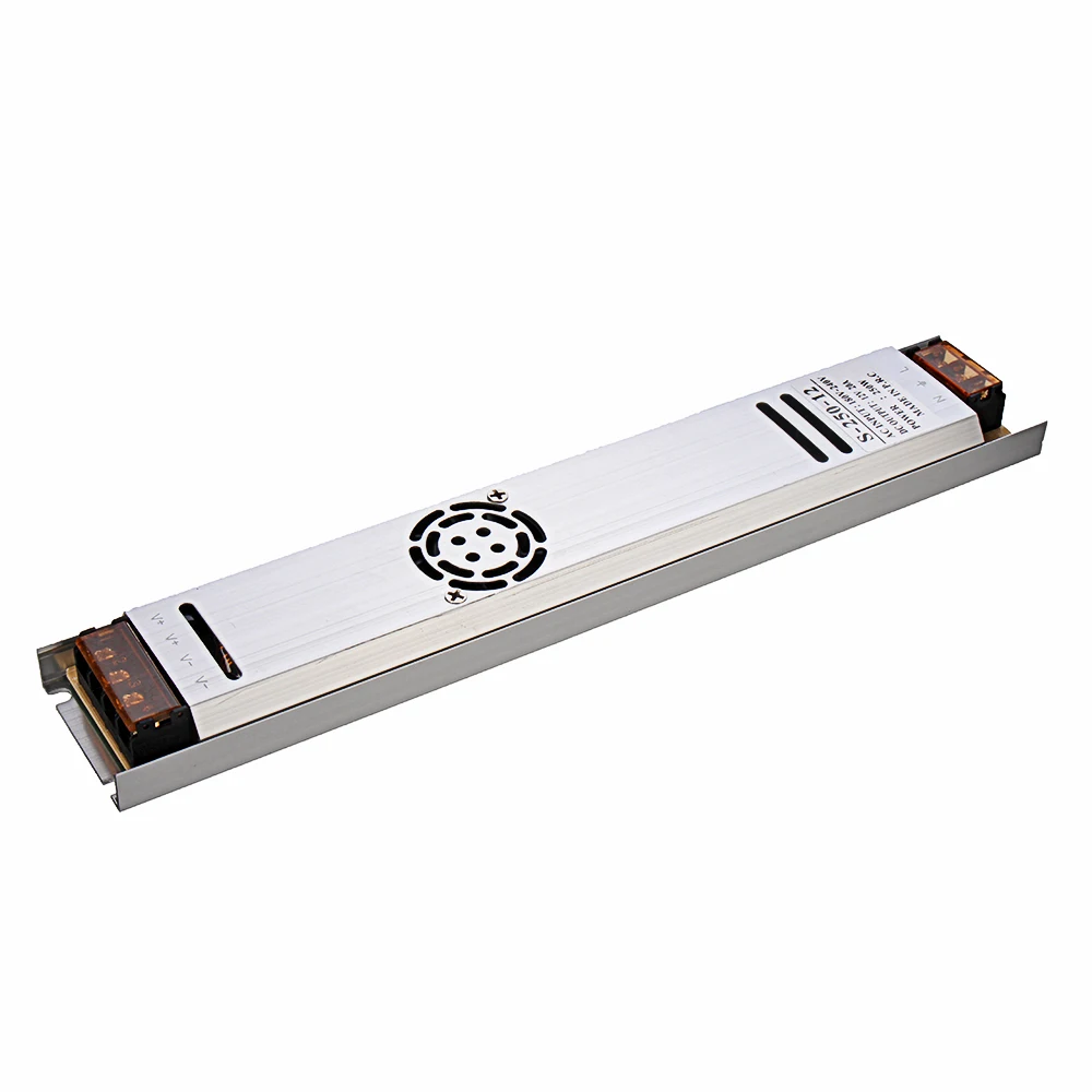 

Switching Power Supply 180-240V 250W 12V20A/24V10A 308*53*22mm
