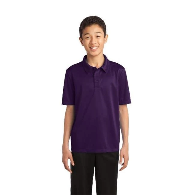 Port Authority Y540 Youth Silk Touch Performance Polo футболка ярко-фиолетовая-средняя |