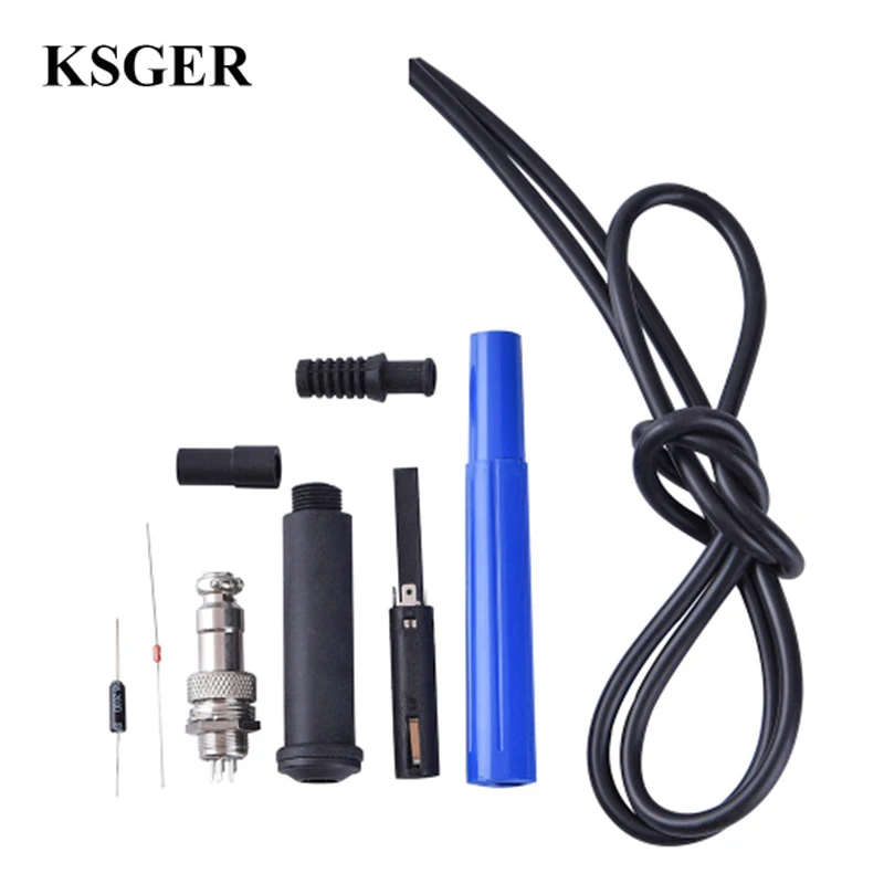 

KSGER 9501 Soldering Handle Set For STC OLED STM32 OLED T12 Temperature Controller DIY SET Digital T12 Soldering Station New