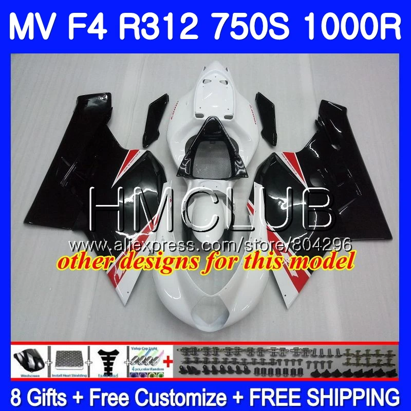 Комплект обтекателя Для MV Agusta F4 R312 750S 1000 R 750 1000CC 05 06 129HM.11 1000R 312 1078 1 + мА 2005 2006