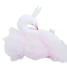 Детская подушка Лебедь Корона марлевая Подушка для ребенка сопроводительная Спящая кукла реквизит для фотосессии детская кровать украшение комнаты игрушки