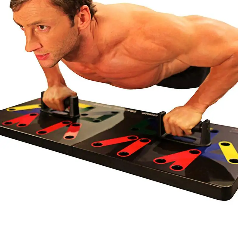

Push Up Rack Board 9 in 1 Body Building Fitness Exercise Tools Men Women Push-up Stands For GYM Body Training Drop Shipping