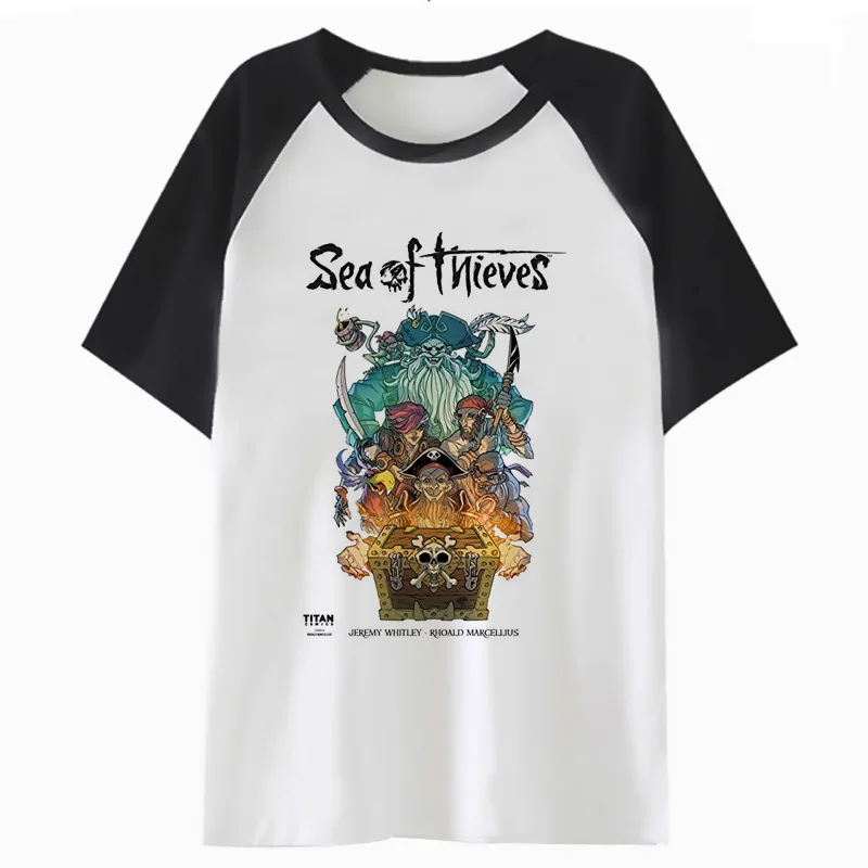 

sea of thieves t shirt male harajuku funny tee men clothing streetwear tshirt top hop for hip t-shirt P4311