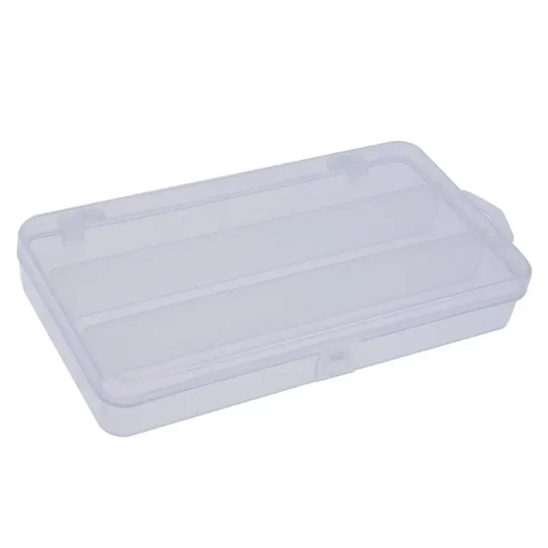 

3 Compartments Fishing Bait Box Single Layer Fishing Hook Storage Case Transparent Plastic Outdoor Pesca Fishing Tackle Boxes