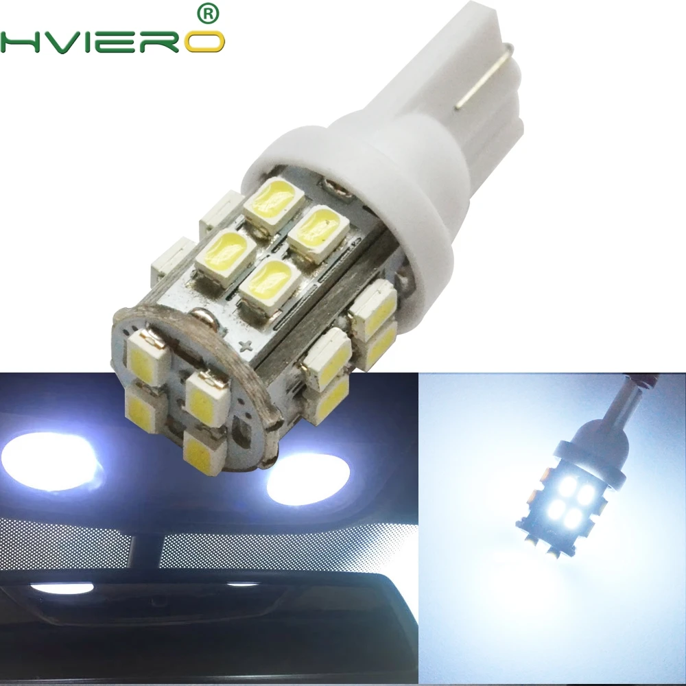 1 шт. 20SMD 1206 Белый Автомобильный клиновидный светодиодный светильник 3020 194 168