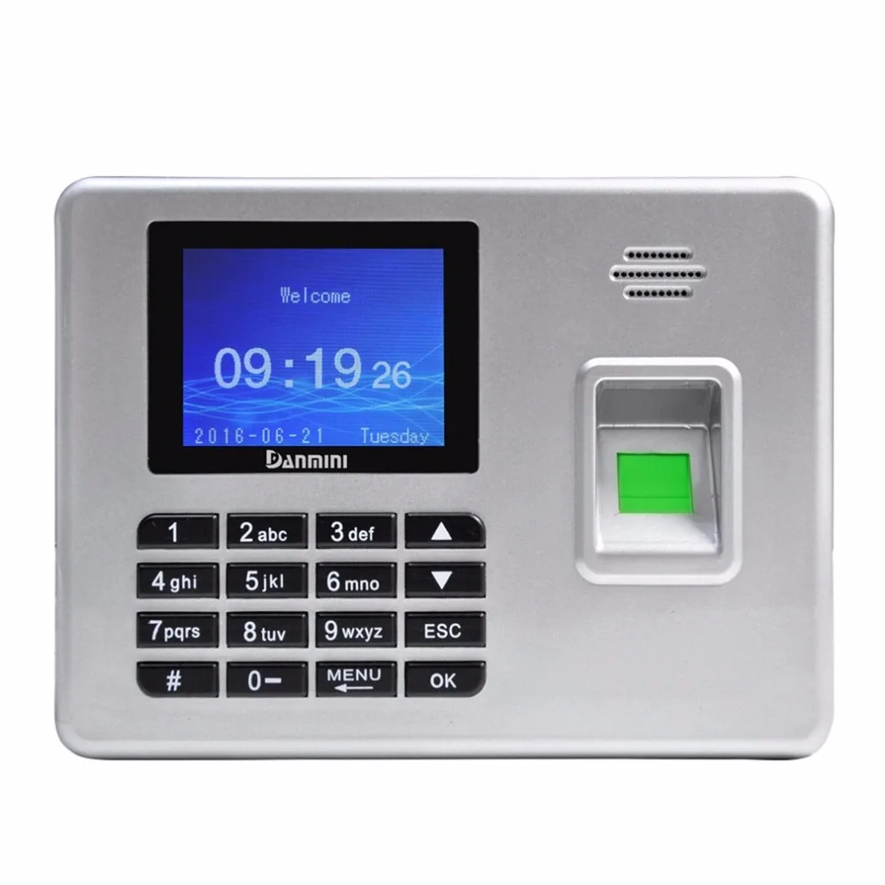 

Danmini 2.8 inch TFT Screen A3 Attendance Fingerprint Time Attendance Machine