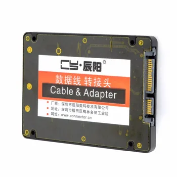 

Zihan SATA 3.0 to 2 in 1 Combo M.2 NGFF B-key & mSATA SSD Adapter Converter Case Enclosure