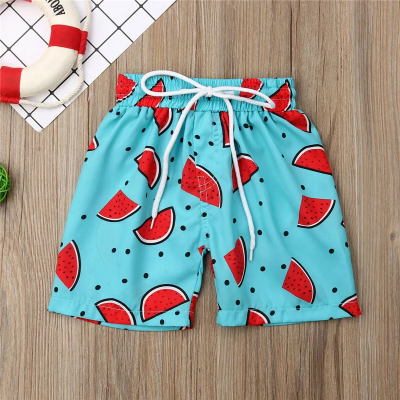 boys watermelon swim trunks