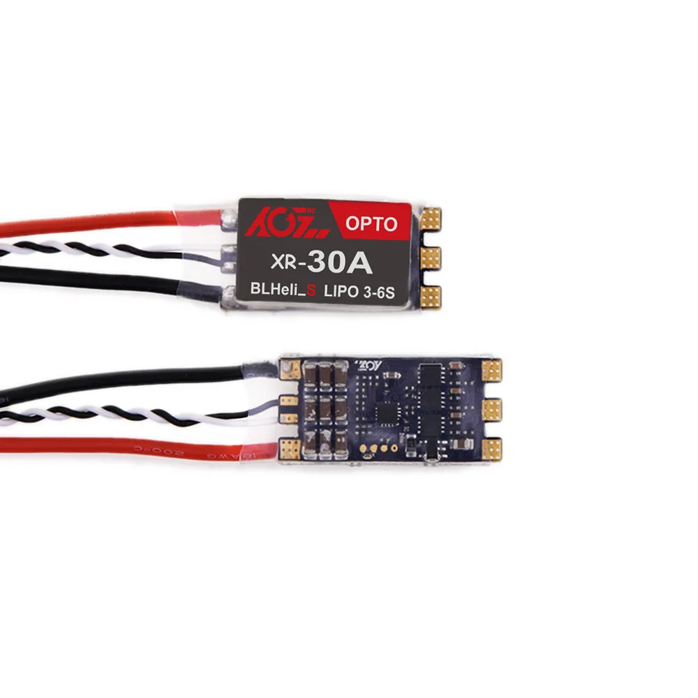 Высокое качество AGFRC XR-30A Dshot600 BLHeli_S 30A 3-6 S бесколлекторный OPTO ESC для RC моделей