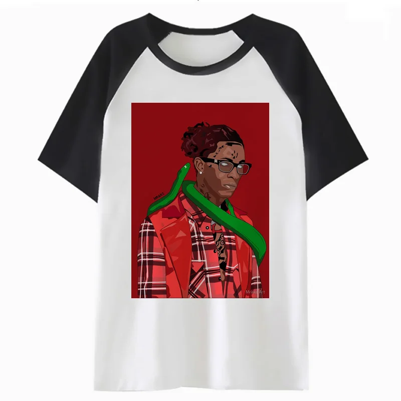 Мужская Уличная футболка young thug в стиле Харадзюку хип-хоп смешная одежда H2538 |
