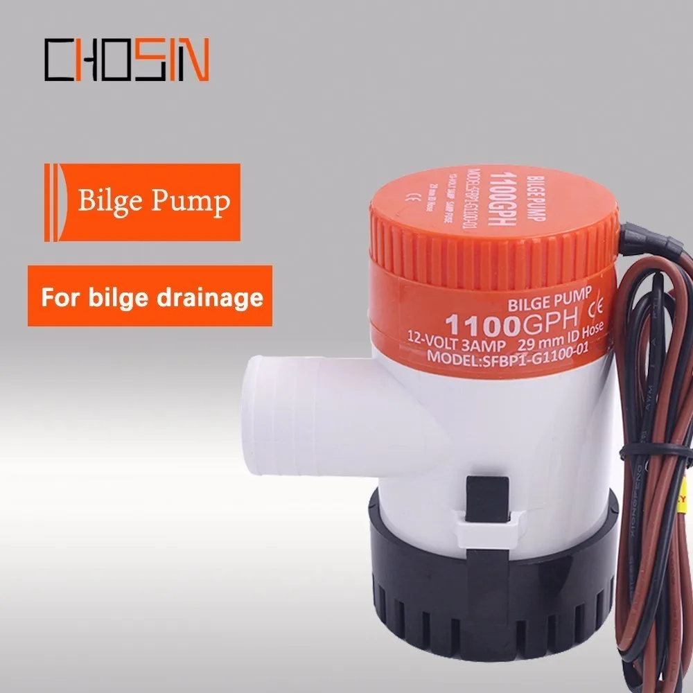Погружной насос 1100GPH 750GPH 500GPH 350GPH 12/24 В постоянного тока погружной с высоким
