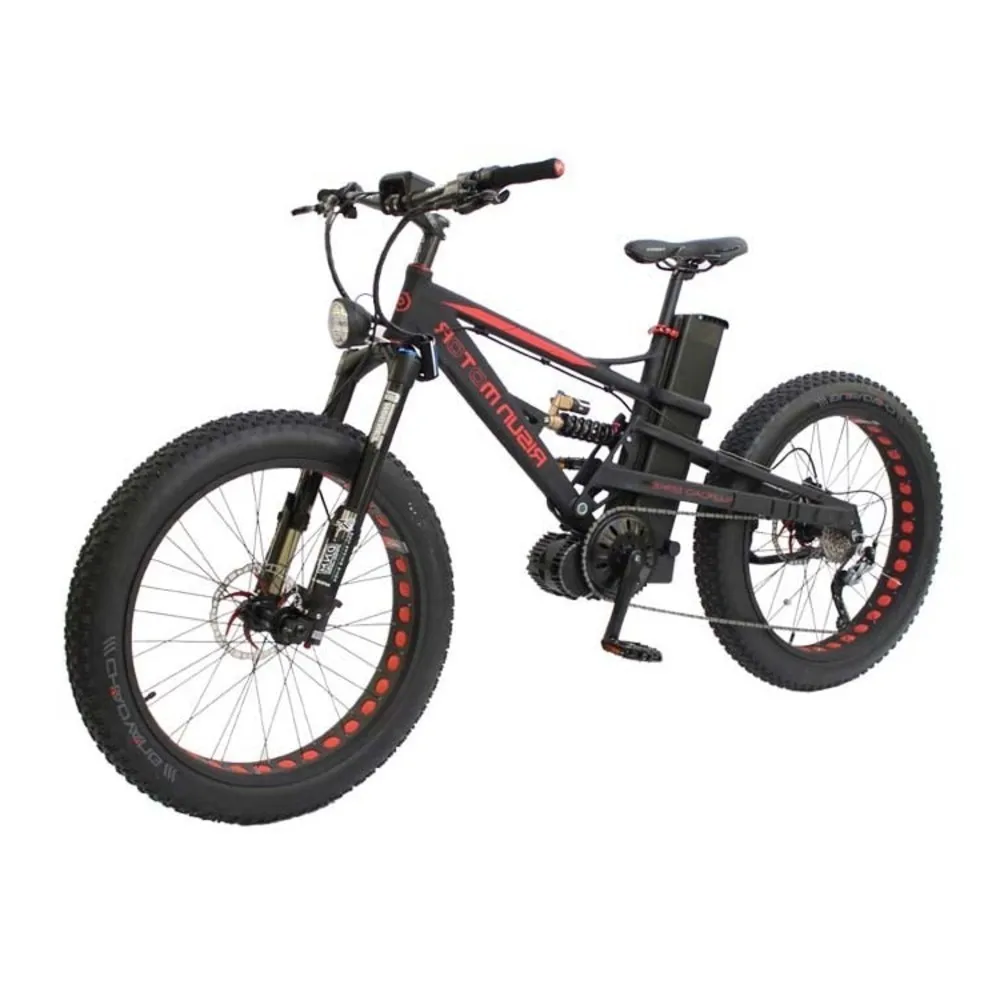 

Tyre Designed Ebike 48v1000w 750 W W 8fun Motor Electric Bicycle Energy 65 Km / H Oil Air Suspension Off-road Mountain Biking