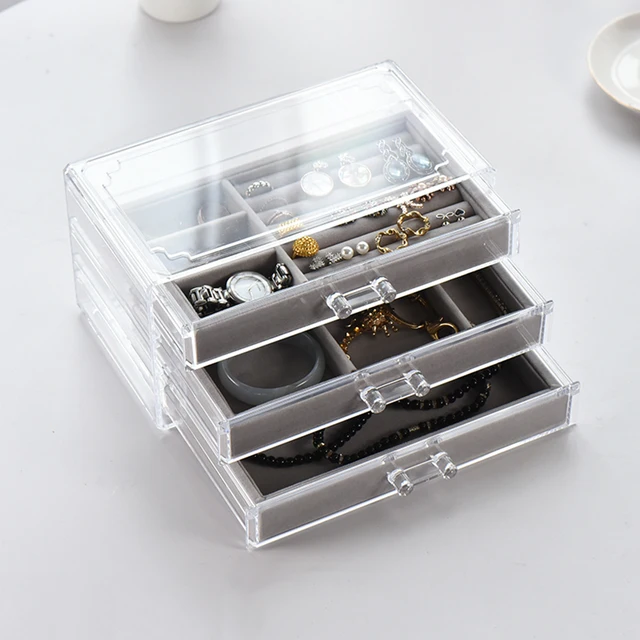 Special Offers Large Capacity 3 Layers Transparent Acrylic Storage Box Cosmetic Jewelry Drawer Organizer Makeup Tool Kits make up Accessories Special Offers Large Capacity 3 Layers Transparent Acrylic Storage Box Cosmetic Jewelry Drawer Organizer Makeup Tool Kits make up Accessories