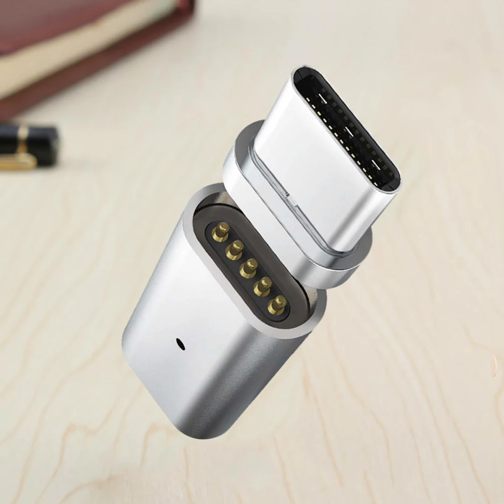 5 шт. USB Type C адаптер к для Android мобильного телефона (серебристый)|Магнитные