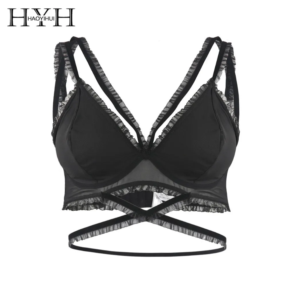 HYH HAOYIHUI кружево Бюстгальтеры для женщин для пикантные VS BH дамы Bralet Sheer Modis зачистки бюстгальтер без косточек Обнаженная чашка