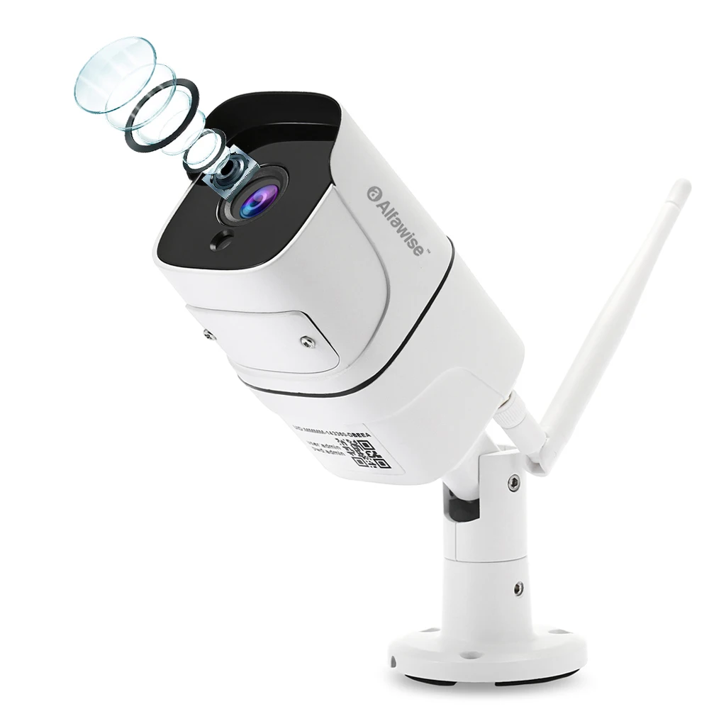 

Alfawise 1080P HD Wireless Smart WiFi IP Camera IP66 Waterproof Home Security Indoor 2.0MP Infrared Bullet Camera vigilancia