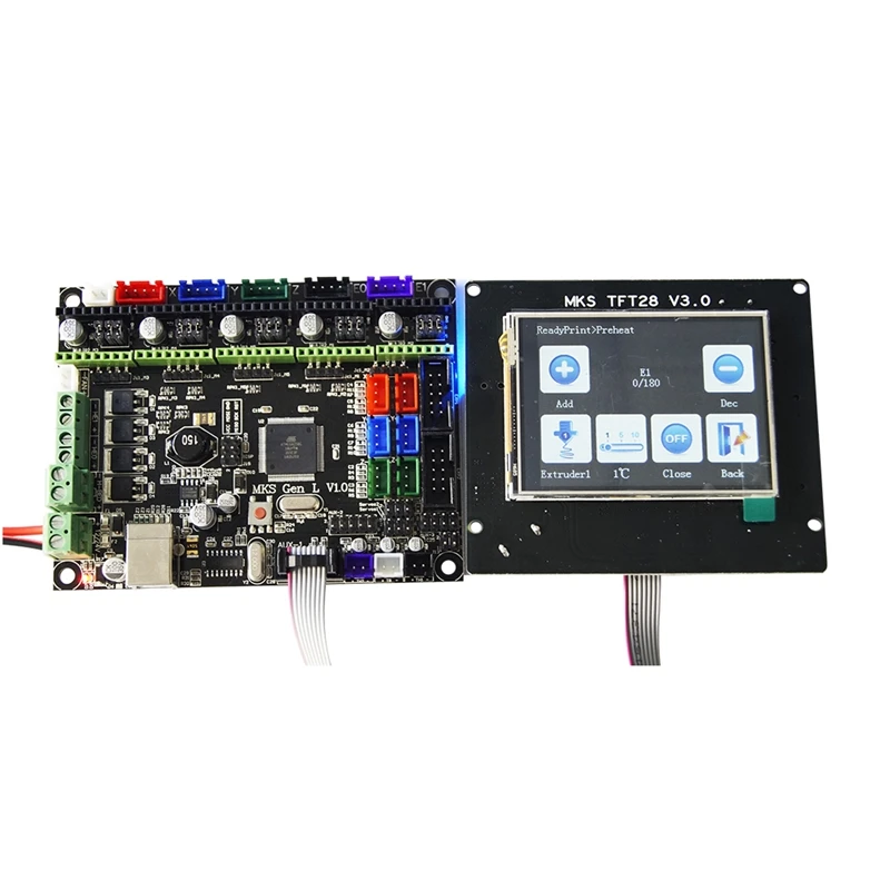 MKS GEN L V1.0 + МКС TFT28 ЖК дисплей Мини панели трогательно для 3d принтера