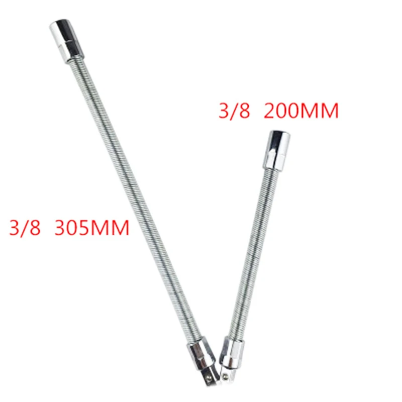 

1/4 3/8 1/2 Drive FLEXIBLE SOCKET EXTENSION BAR TOOL Length Flexi
