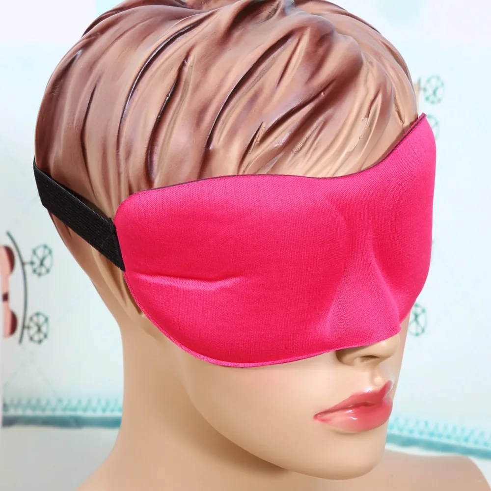 

3D Soft Eyeshade Cotton Sleeping Eye Mask Portable Travel Office Sleep Rest Nap Cover Blindfold Eyepatch Eyeshield Sleep Mask