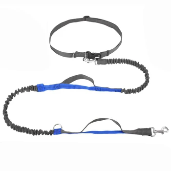 

Dog Leash, Hands Free Dog Leash For Running Walking Training Hiking - Dual Handle Lead Leash Shock Absorbing,Reflective Adjust