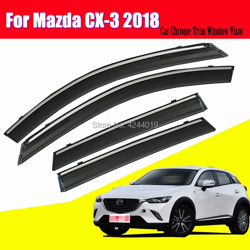

Car Sun Visor Window Visor Rain Shade for Car Window Plastic Visor Accessories For Mazda CX-3 2018