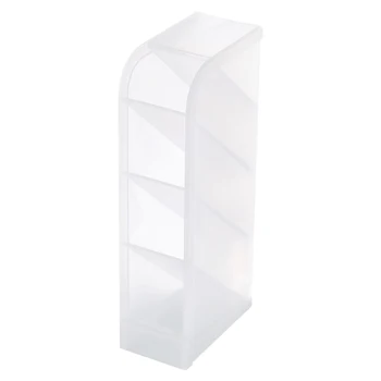 

1pc Four Grids Saving Space Muti-functional Storage Boxes Desktop Organizer for Cosmetics Toiletry Makeup Stationery